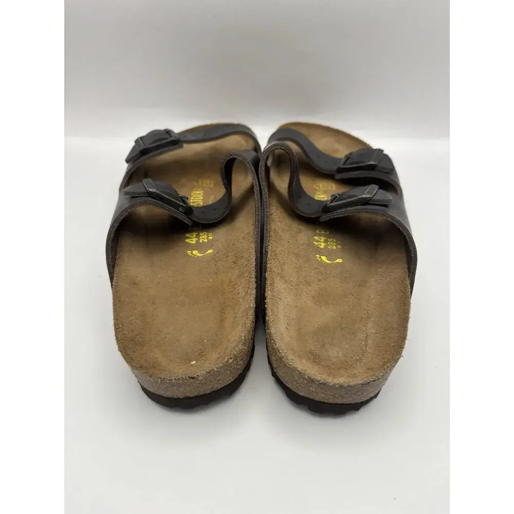 Birkenstock Arizona Black Leather Sandals Size 44 US Men Size 11